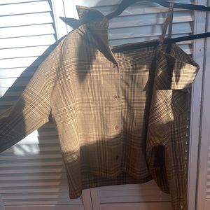 Oak + Fort Asymmetrical Top